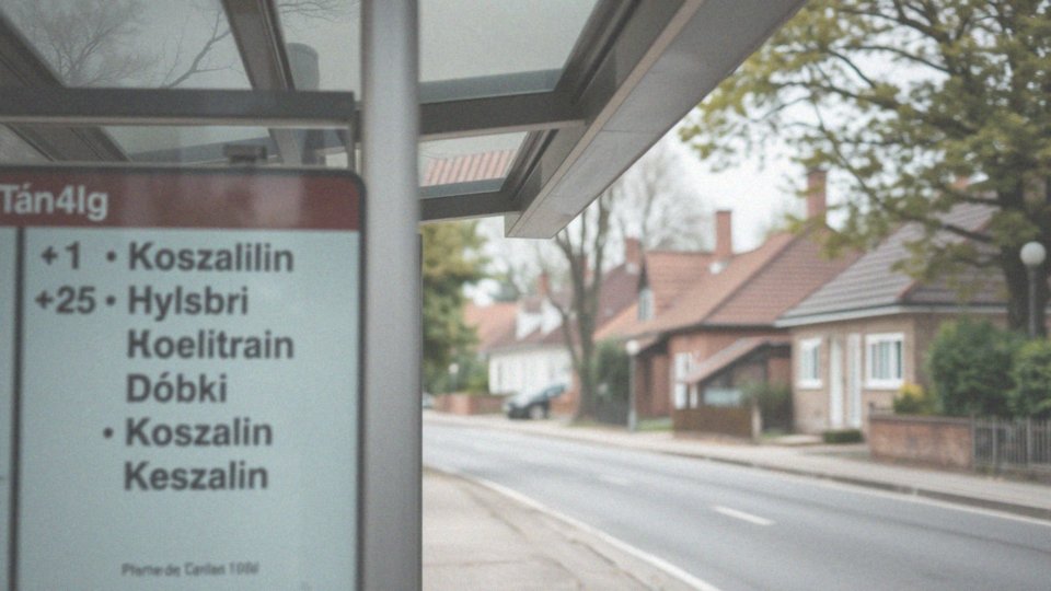 Jakie są popularne połączenia autobusowe z Darłowa do Dąbków i Koszalina?